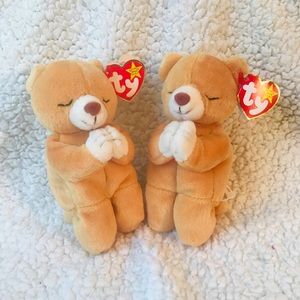 TY BEANIE BABIES PRAYING BEARS: HOPE (2)